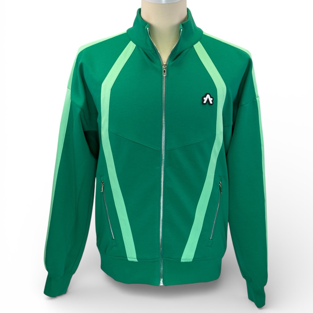 Aleph Zero Just Ape Men's Limited Edition Green Streetwear Jacket Size M